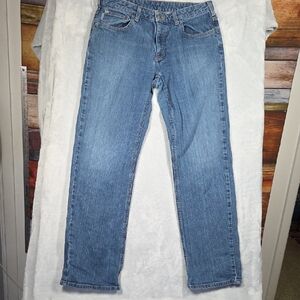 Carhartt Jeans Women’s Sz 10 Measures 34x32 Mid Rise Stretch 0657